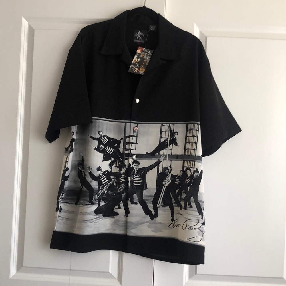 Vintage Elvis Presley "Jailhouse Rock" Shirt from Dragonfly clothing NWT, size L